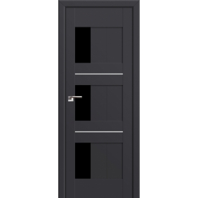 Profildoors Серия U модерн, модель 35U, Антрацит, Черный триплекс