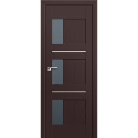 Profildoors Серия U модерн, модель 35U, Темно-коричневый, графит