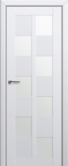 Profildoors Серия U модерн, модель 36U, Аляска, Белый триплекс