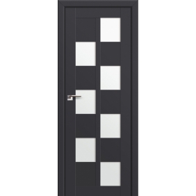 Profildoors Серия U модерн, модель 36U, Антрацит, Белый триплекс