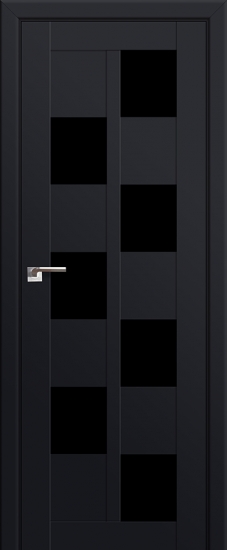 Profildoors Серия U модерн, модель 36U, Черный, Черный триплекс