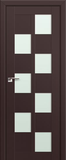 Profildoors Серия U модерн, модель 36U, Темно-коричневый, матовое стекло