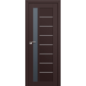 Profildoors Серия U модерн, модель 37U, Темно-коричневый, графит