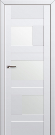 Profildoors Серия U модерн, модель 39U, Аляска, Белый триплекс