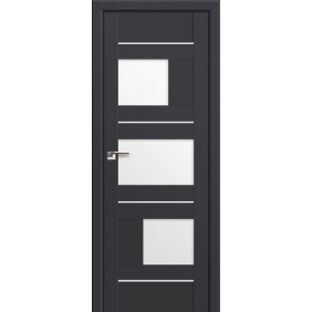 Profildoors Серия U модерн, модель 39U, Антрацит, Белый триплекс