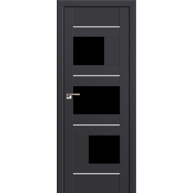Profildoors Серия U модерн, модель 39U, Антрацит, Черный триплекс