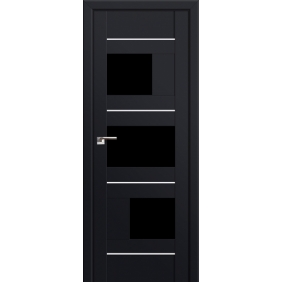 Profildoors Серия U модерн, модель 39U, Черный, Черный триплекс