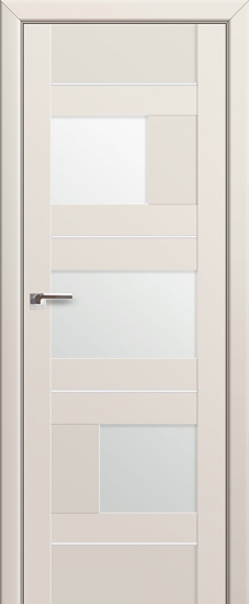 Profildoors Серия U модерн, модель 39U, Магнолия, Белый триплекс