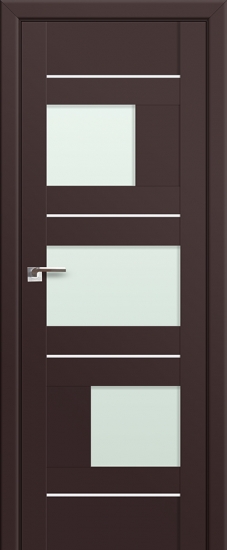 Profildoors Серия U модерн, модель 39U, Темно-коричневый, матовое стекло