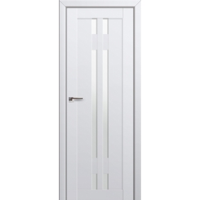 Profildoors Серия U модерн, модель 40U, Аляска, Белый триплекс