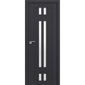 Profildoors Серия U модерн, модель 40U, Антрацит, Белый триплекс