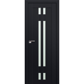 Profildoors Серия U модерн, модель 40U, Черный, Белый триплекс