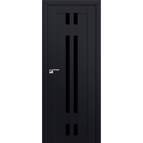 Profildoors Серия U модерн, модель 40U, Черный, Черный триплекс