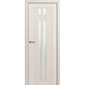 Profildoors Серия U модерн, модель 40U, Магнолия, Белый триплекс