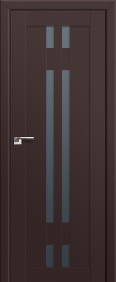 Profildoors Серия U модерн, модель 40U, Темно-коричневый, графит