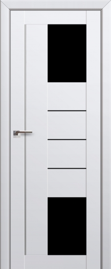 Profildoors Серия U модерн, модель 43U, Аляска, Черный триплекс