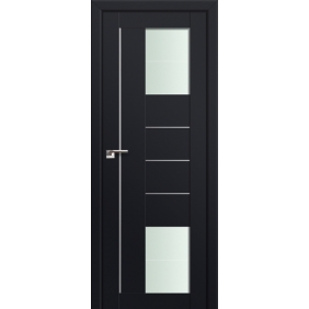 Двери черные Profildoors Серия U модерн, модель 43U, Черный, стекло Varga