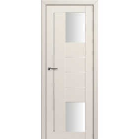 Profildoors Серия U модерн, модель 43U, Магнолия, Белый триплекс