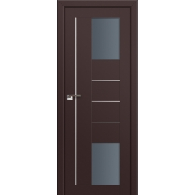 Profildoors Серия U модерн, модель 43U, Темно-коричневый, графит