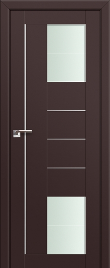 Profildoors Серия U модерн, модель 43U, Темно-коричневый, стекло Varga