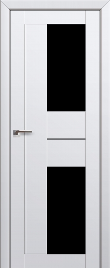 Profildoors Серия U модерн, модель 44U, Аляска, Черный триплекс