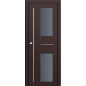  Profildoors Серия U модерн, модель 44U, Темно-коричневый, графит