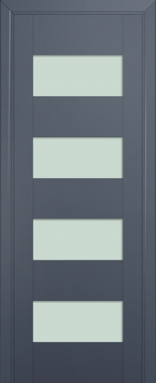 Profildoors Серия U модерн, модель 46U, Антрацит, матовое стекло