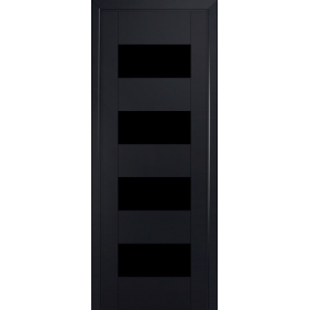  Profildoors Серия U модерн, модель 46U, Черный, Черный триплекс