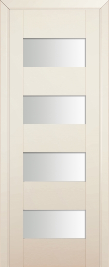 Profildoors Серия U модерн, модель 46U, Магнолия, Белый триплекс