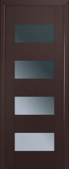 Profildoors Серия U модерн, модель 46U, Темно-коричневый, графит
