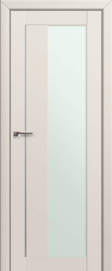 Profildoors Серия U модерн, модель 47U, Магнолия, Белый триплекс