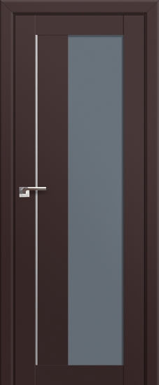 Profildoors Серия U модерн, модель 47U, Темно-коричневый, графит