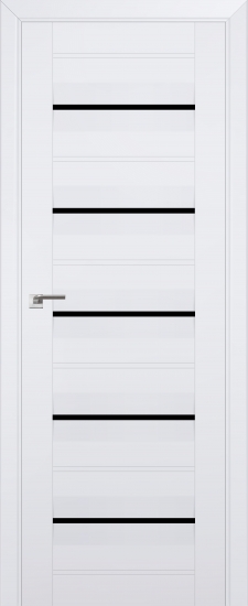 Profildoors Серия U модерн, модель 48U, Аляска, Черный триплекс