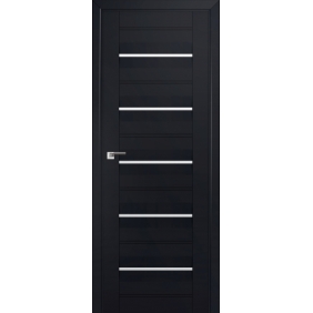 Profildoors Серия U модерн, модель 48U, Черный, Белый триплекс