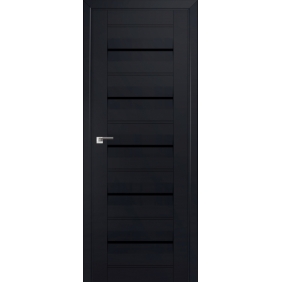 Profildoors Серия U модерн, модель 48U, Черный, Черный триплекс