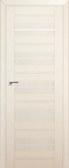 Profildoors Серия U модерн, модель 48U, Магнолия, Белый триплекс