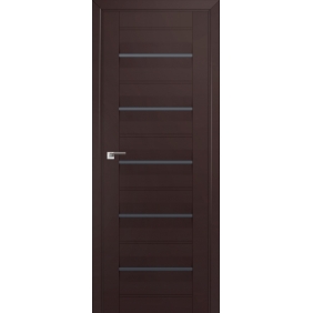 Profildoors Серия U модерн, модель 48U, Тёмно-коричневый, графит