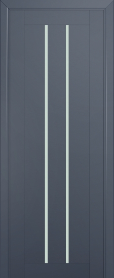 Profildoors Серия U модерн, модель 49U, Антрацит, матовое стекло