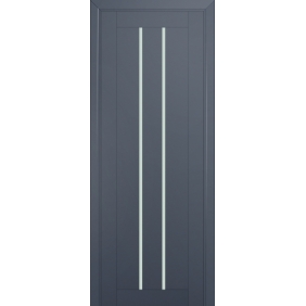 Profildoors Серия U модерн, модель 49U, Антрацит, матовое стекло