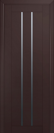 Profildoors Серия U модерн, модель 49U, Тёмно-коричневый, графит