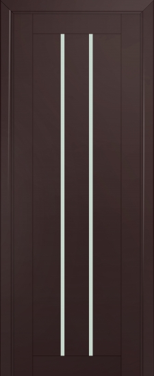 Profildoors Серия U модерн, модель 49U, Темно-коричневый, матовое стекло