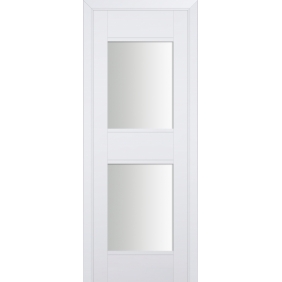 Profildoors Серия U модерн, модель 51U, Аляска, Белый триплекс