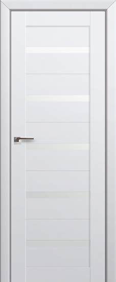 Profildoors Серия U модерн, модель 7U, Аляска, Белый триплекс