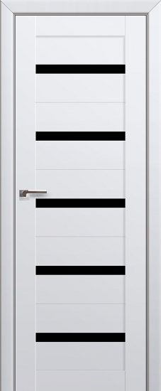 Profildoors Серия U модерн, модель 7U, Аляска, Черный триплекс