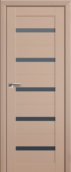 Profildoors Серия U модерн, модель 7U, Капучино, графит