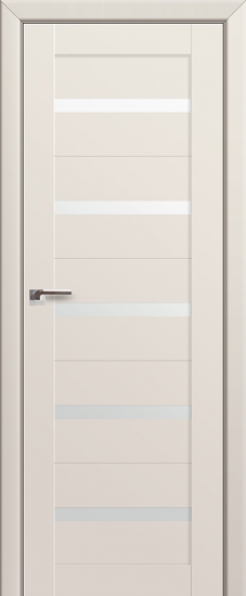 Profildoors Серия U модерн, модель 7U, Магнолия, Белый триплекс