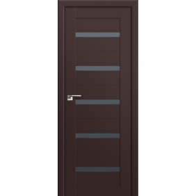 Profildoors Серия U модерн, модель 7U, Темно-коричневый, графит