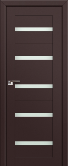 Profildoors Серия U модерн, модель 7U, Темно-коричневый, матовое стекло