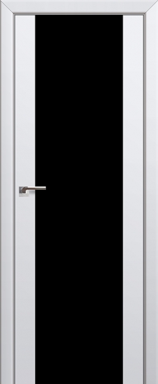 Profildoors Серия U модерн, модель 8U, Аляска, Черный триплекс