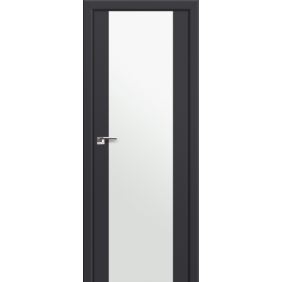 Profildoors Серия U модерн, модель 8U, Антрацит, Белый триплекс